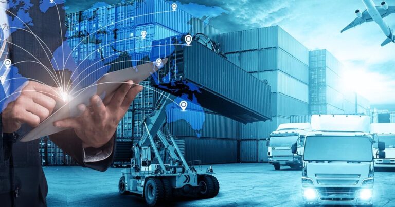 Imagem que representa o sistema de rastreamento logistico nos transportes pela PBC